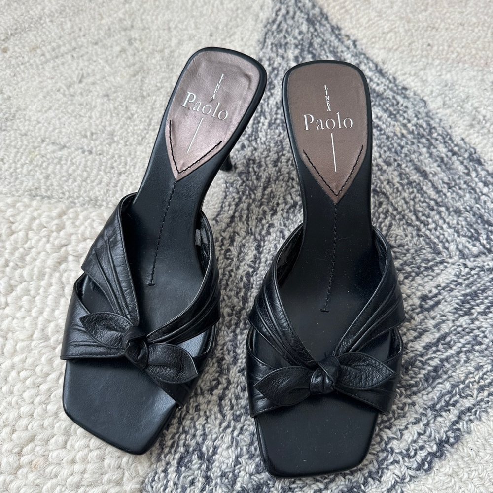 Vintage leather heels